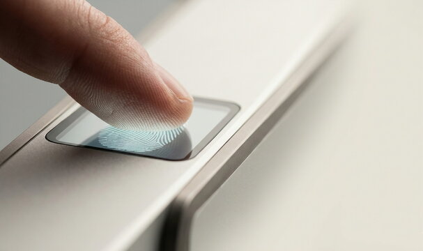 Biometric fingerprint scanner authorization on a modern security hardware device