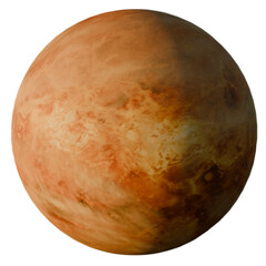 Venus planet isolated on transparent background © Nithin