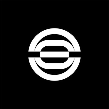 The OE or EO Abstract Logo features a balanced, circular design. This modern, futuristic symbol is ideal for tech companies, digital platforms, or innovative design agencies needing a sleek look.