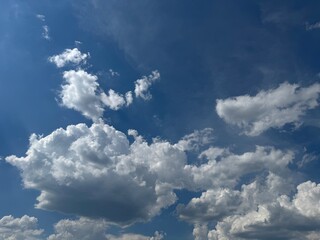 Fototapeta premium blue sky with clouds