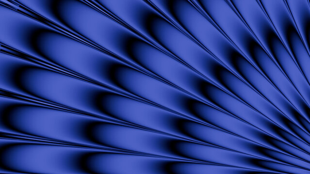 Blue abstract pattern texture wave line ripple metallic geometric background with dark shadow and smooth gradient flowing design