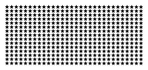 Black star pattern on white background