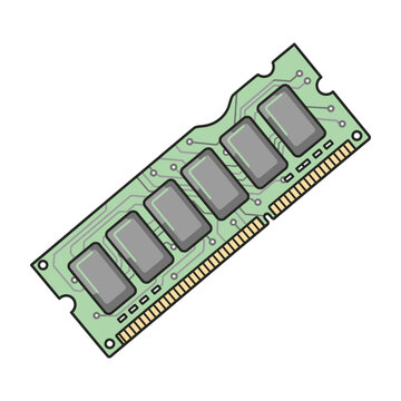 RAM memory module computer hardware component