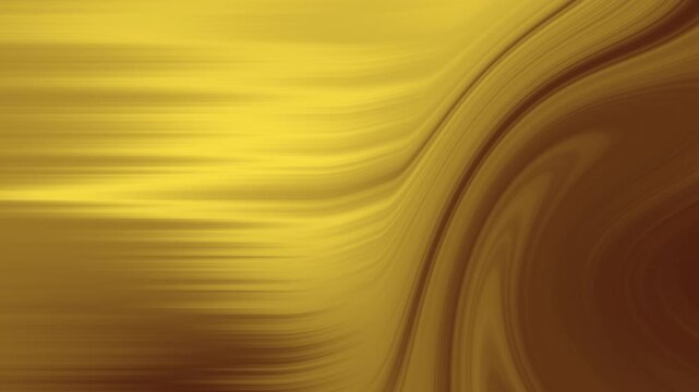 Yellow and brown gradient abstract gold background with flowing curved lines, smooth gradients, and dynamic motion.