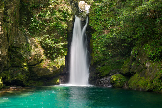 Niyodo Blue Waterfall at Niko Falls in Kochi