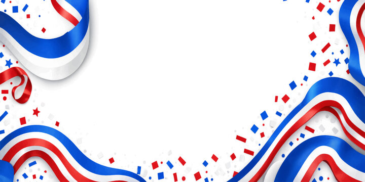 American USA flag 4th of July patriotic celebration background banner design
