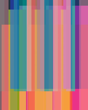 Vibrant Abstract Geometric Illustration