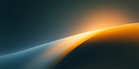 Sunrise over Earth from space with glowing sun, orange light rays, blue planet horizon, ocean waves and clouds in a cosmic sky design background © Bepari