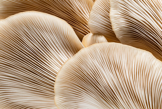 Close up of oyster mushroom