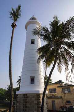 Galle Forte lighthouse in Sri Lanka