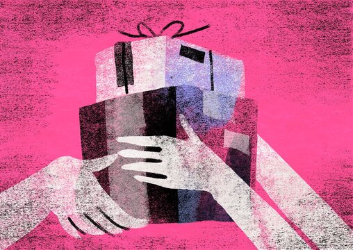 Delivery Hands Passing Packages &ndash; Shipping and Receiving Concept