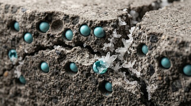 Innovador hormig&oacute;n inteligente con microc&aacute;psulas de curaci&oacute;n estructural