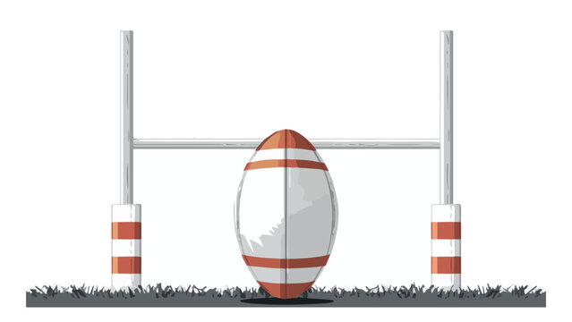 Rocket Launch Pad with Vertical Rocket Ready for Takeoff.