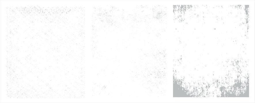 Grunge textures set. Collection of vector, distress, textures .Simply Place grungy textured overlay over any Object to Create grunge ,dirty effect .Various distressed texture for your design.