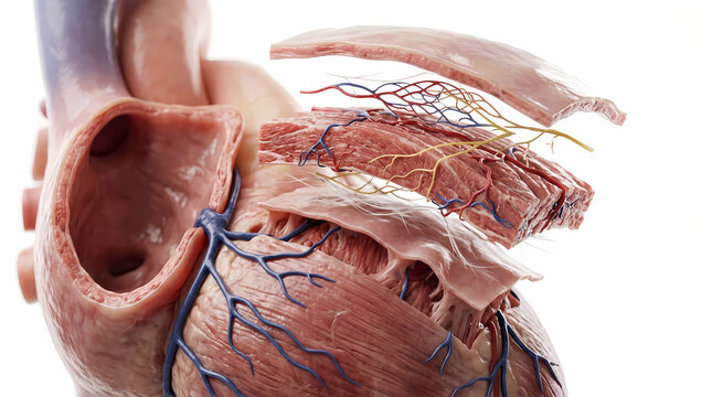 Detailed Anatomical Model of the Human Heart