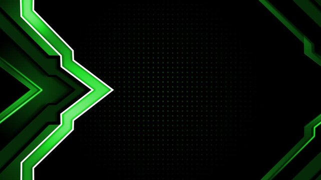 Abstract background with layered angular chevron shapes animation