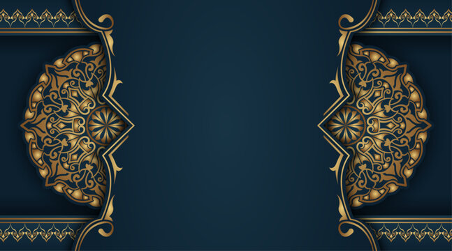 Luxury mandala background, round decoration