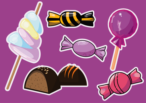 Kawaii stickers - sweets