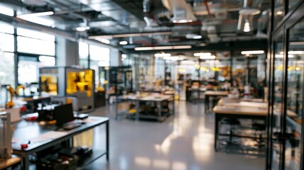 Fototapeta premium Modern Laboratory Interior Showcasing Focus on Future Innovation and Advanced Technology