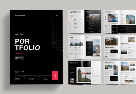 Minimal Portfolio Layout