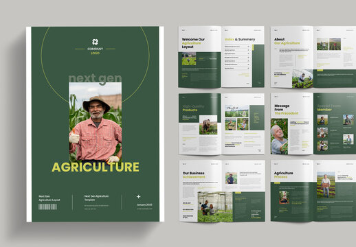 Agriculture Brochure Template