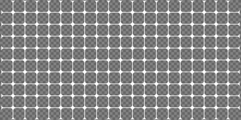 Fototapeta premium Monochromatic grid of squares with rounded corners creating seamless checked pattern background
