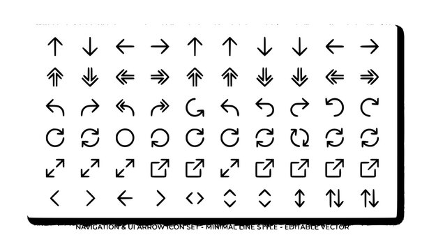 Set of 36 thin line emoticons with facial expression icons for UI chat and messaging interface design