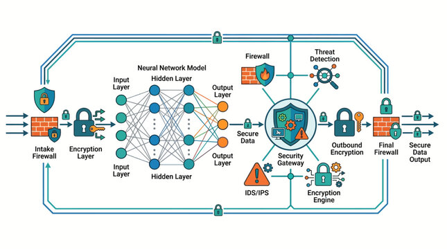 Cybersecurity Network Protection System.