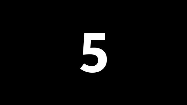  Simple 10-second countdown timer version included Movies start intro count down. 10 second countdown timer. 4K resolution Simple countdown animation.  