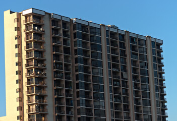Long Beach Apartment Tower at Evening © Savion