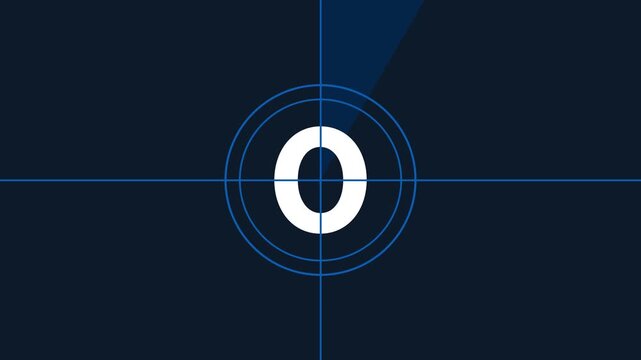 A beautiful new countdown icon from five to zero.Abstract 5 to 0 countdown icon.Countdown icon,timer icon,count icon animation.