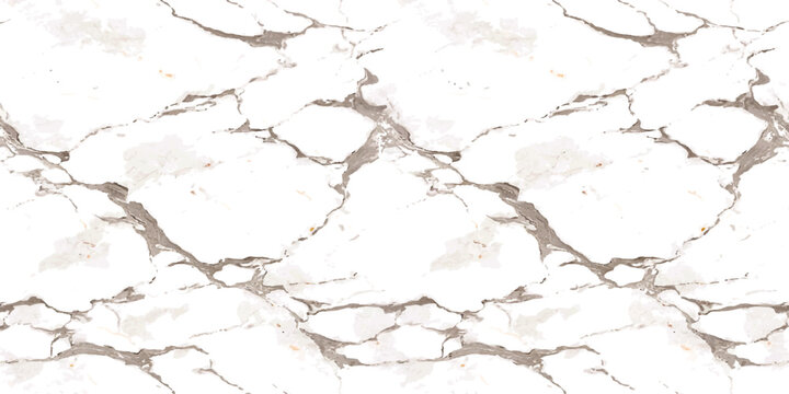 Abstract white marble texture background with grey veins pattern