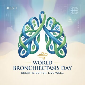 World bronchiectasis day lung health awareness