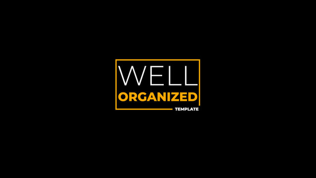 Simple Titles Animation 7