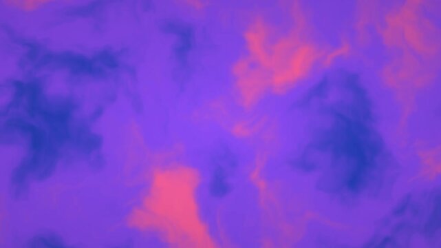 Abstract vibrant purple and pink smoke cloud gradient motion background vj loop