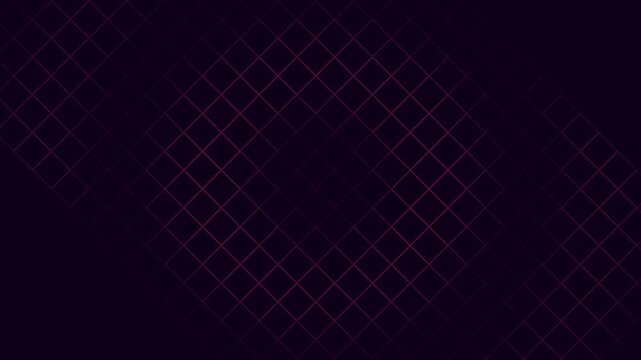 Neon Pink Diamond Grid Retro Rhombus Animation