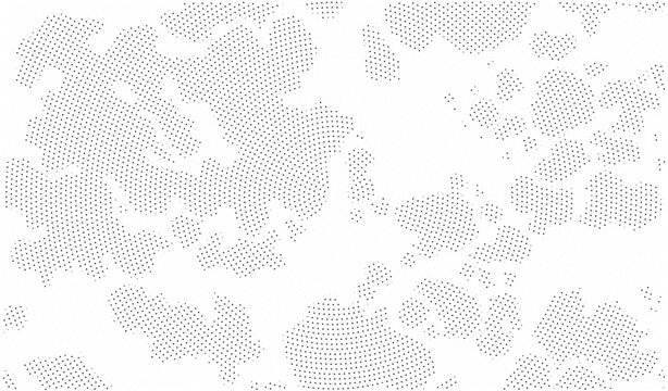 Abstract halftone pattern background with dotted texture and wavy lines