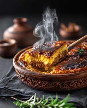Steaming Traditional Bobotie