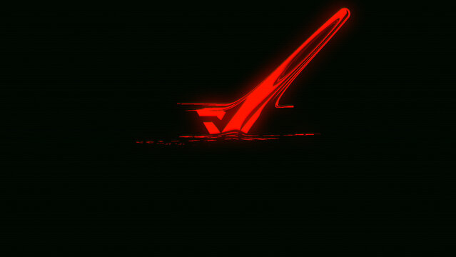 Fast Glitch Speed Slash Logo Reveal &mdash; Cyberpunk Neon Intro Template for Gaming Channels and Broadcast