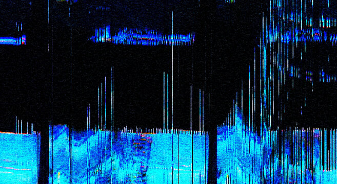 Retro VHS background. Glitch art scan line background. TV scan line monitor for old technology concept. Glitch camera effect.