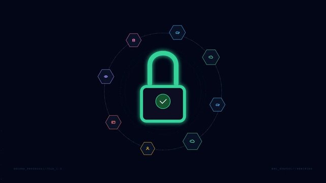 Cyber Security Interface with Multi Factor Authentication and Secure Account Access Granted