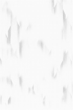 Abstract halftone pattern with triangular dots