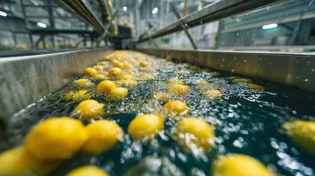 Lemon processing plant