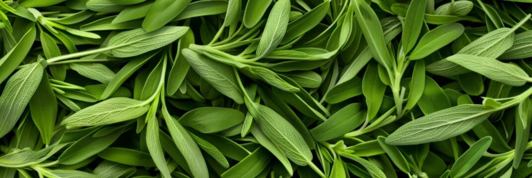 Tarragon texture background, estragon leaf banner, Artemisia dracunculus pattern, fresh herbal leaves