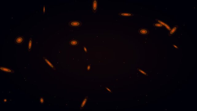 Martian Red Deep Field Hubble View Animation