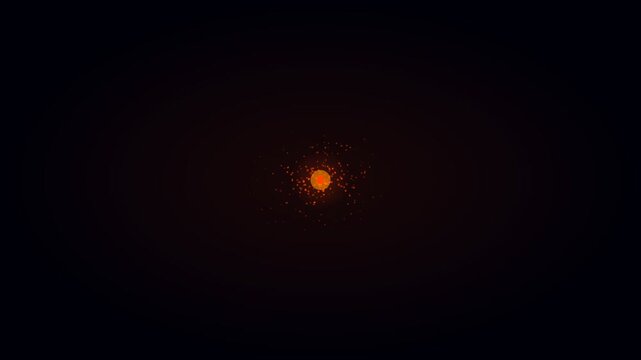 Martian Red Star Cluster Globular Cluster Animation