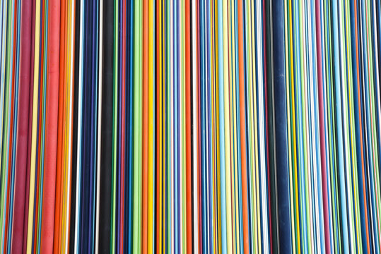 A Sequenced Pattern of Colorful Lines