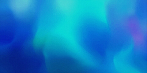 Abstract blue and cyan gradient with light aurora effects, representing a mystical and ethereal background. © mehek