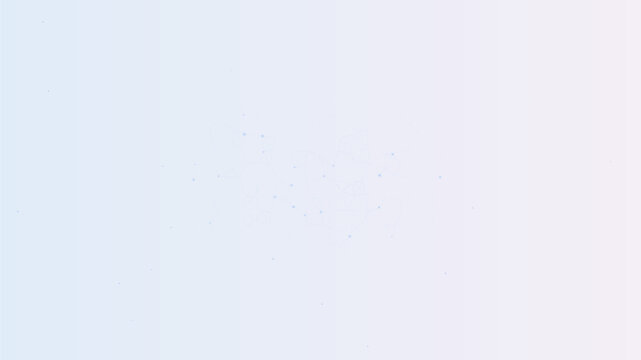 Blue technology background with abstract plexus network digital data pattern and glowing light dots