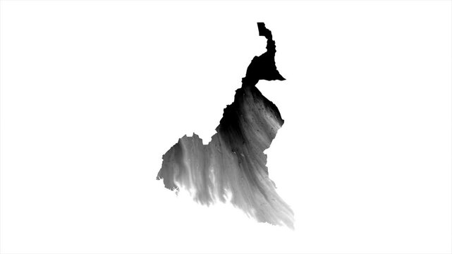 Cameroon Black map stain video 4K